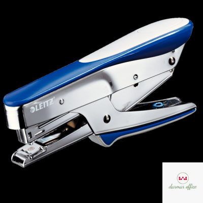 Zszywacz nożycowy metaliczny niebieski (No 10) 15 kartek 55450033