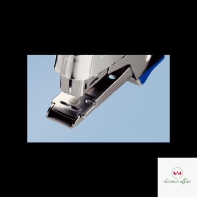 Zszywacz nożycowy metaliczny niebieski (No 10) 15 kartek 55450033