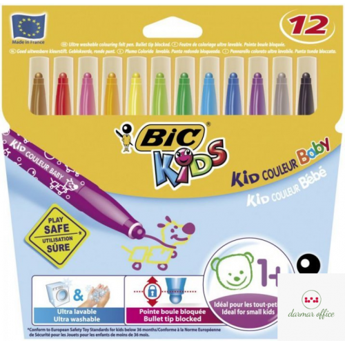 Flamastry BIC Kids Kid Couleur Baby , 9020801