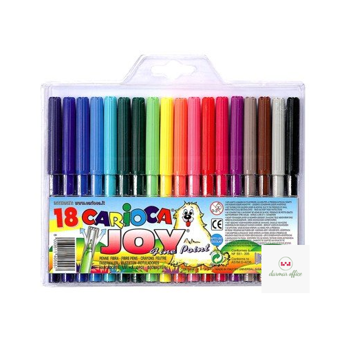 Pisaki CARIOCA Joy, 18 kolorów 160-1469