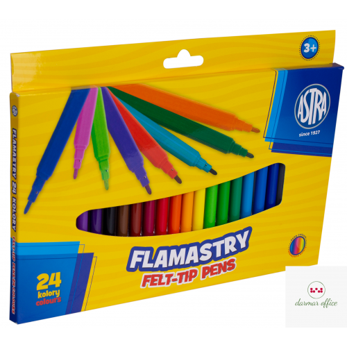 Flamastry Astra CX - 24 kolory, 314107003