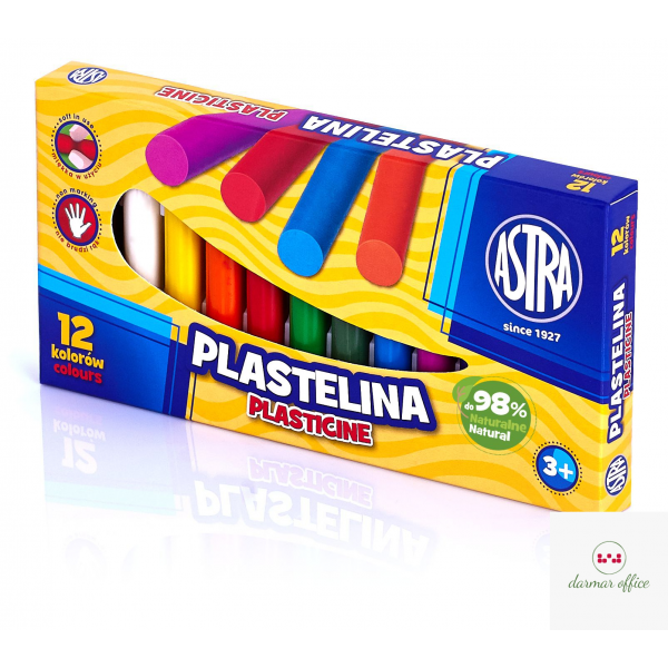 Plastelina Astra 12 kolorów, 83813906