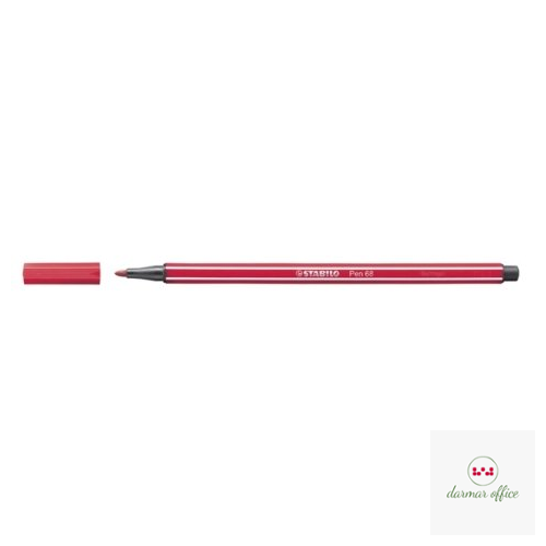 Flamaster STABILO PEN 68/50 cimno czerwony