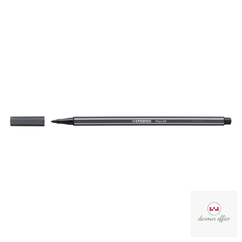 Flamaster PEN 68/95 c.szary STABILO