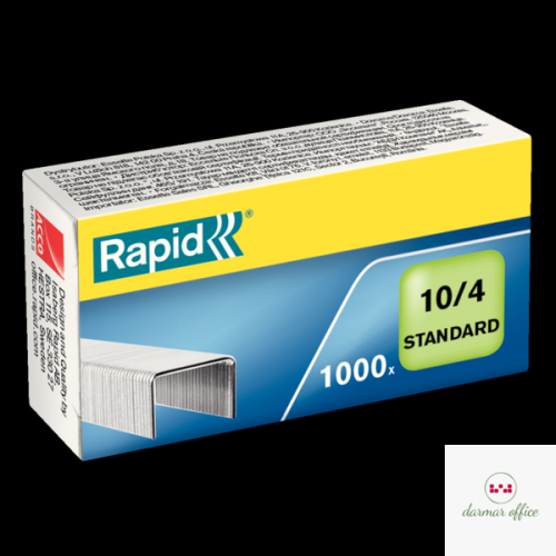 Zszywki Rapid Standard 10/4 1M, 1000 szt., 24862900