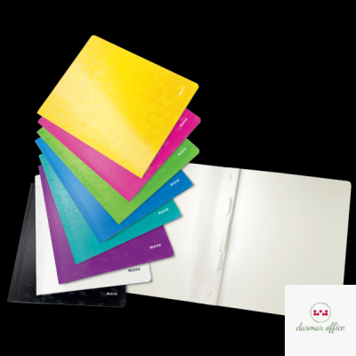 Skoroszyt kartonowy WOW Leitz, żółty 30010016