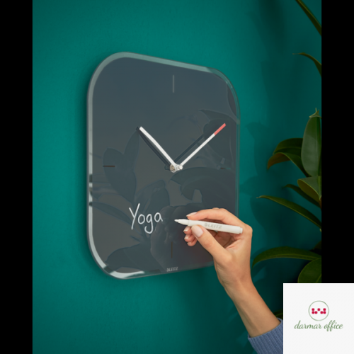 Zegar ścienny Leitz Cosy, szary 90170089