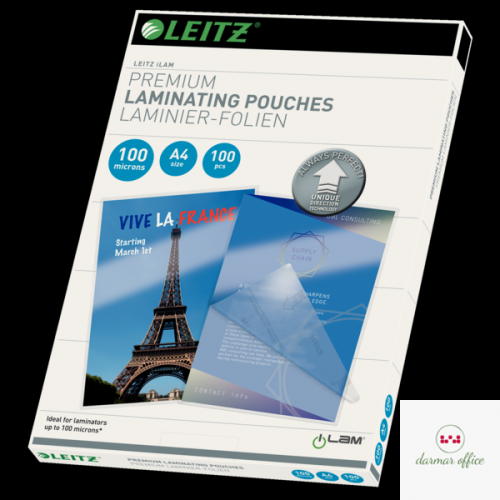 Folia do laminacji Leitz UDT A4 100mic., 100 szt., 74800000