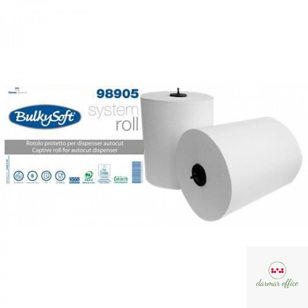 Ręcznik systemowy w roli 200m 2w BulkySoft 98905 100% celulozy