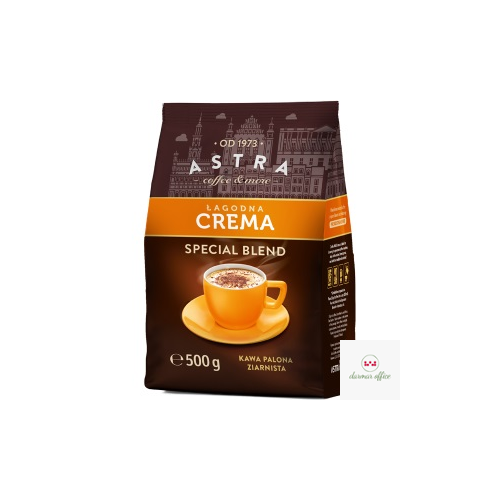 Kawa ASTRA ŁAGODNA CREMA 500g ziarnista