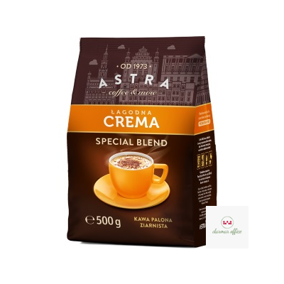 Kawa ASTRA ŁAGODNA CREMA 500g ziarnista