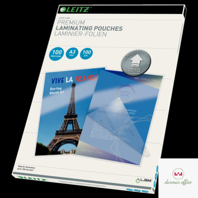 Folia do laminacji Leitz UDT A3 100 mic. , 100 szt., 74870000