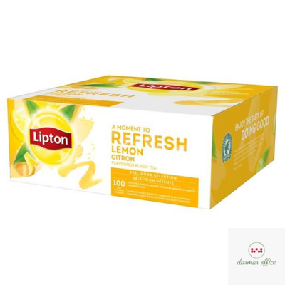 Herbata LIPTON CLASSIC LEMON czarna 100kopert