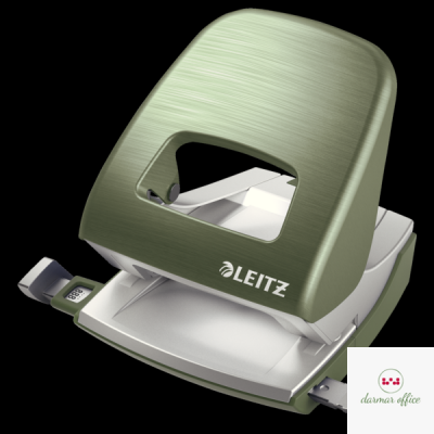 Dziurkacz duży metalowy Leitz Style, seledynowy, 10 lat gwarancji, 30 kartek 50060053