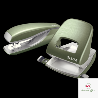 Dziurkacz duży metalowy Leitz Style, seledynowy, 10 lat gwarancji, 30 kartek 50060053
