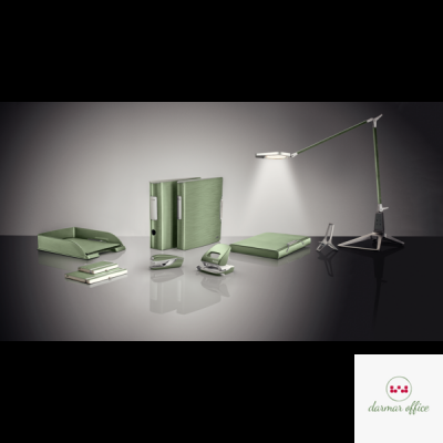 Dziurkacz duży metalowy Leitz Style, seledynowy, 10 lat gwarancji, 30 kartek 50060053