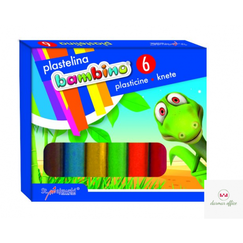 Plastelina 6kol.STANDARD BAMBINO *1727 MAJEWSKI