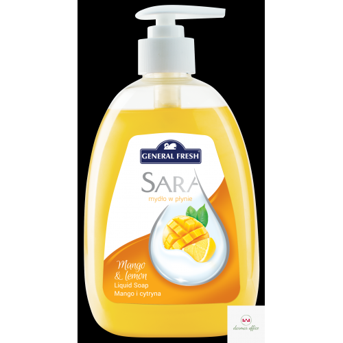 Mydło w płynie SARA 500ml MANGO i cytryna GENERAL FRESH