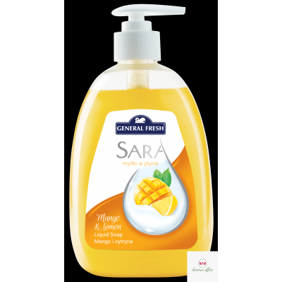 Mydło w płynie SARA 500ml MANGO i cytryna GENERAL FRESH