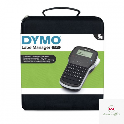 Przenośna drukarka etykiet DYMO LabelManager 280 zestaw walizkowy, klawiatura QWERTY 2091152
