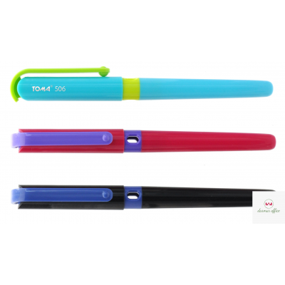 Pióro wieczne ExraFine z cienką stalówką, 0,3-0,4mm. 3 kolory obudowy mix TO-506 Toma