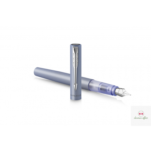 Pióro wieczne (M) VECTOR XL SILVER BLUE, PARKER 2159745, giftbox