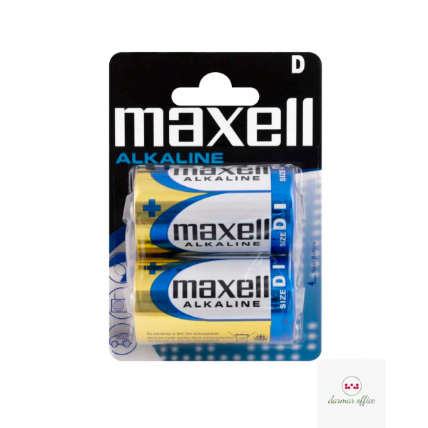 Bateria MAXELL LR20 D  (2 szt.) ALKALINE