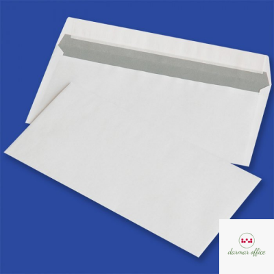 Koperty DL HK białe 80g (1000szt.) NC samoklejące z paskiem 11232010