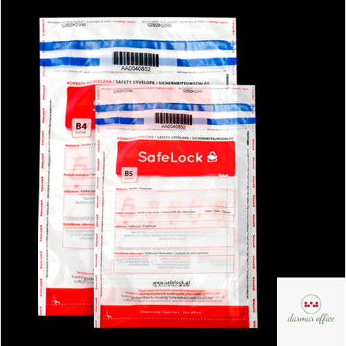 Koperty bezpieczne B5 przezroczyste 100szt. ikb178280ptk EMERSON