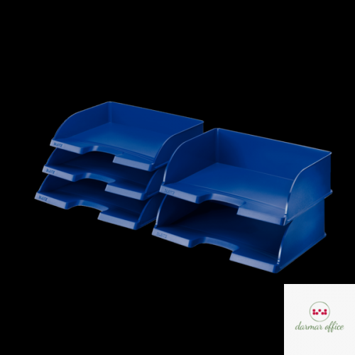 Półka na dokumenty otwarta od dłuższego boku Jumbo, niebieski Leitz , 52190035