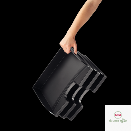 Półka na dokumenty otwarta od dłuższego boku Jumbo, niebieski Leitz , 52190035