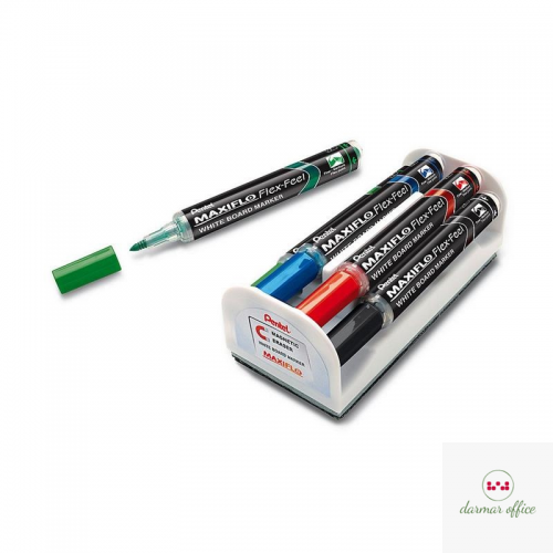 Markery suchościeralne MAXIFLO FLEX-FEEL 4 sztuki z gąbką MWL5SBF-4N