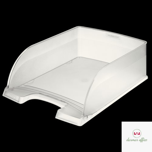Półka na dokumenty Leitz Plus - Jumbo, przezroczysty, mleczny 52330003