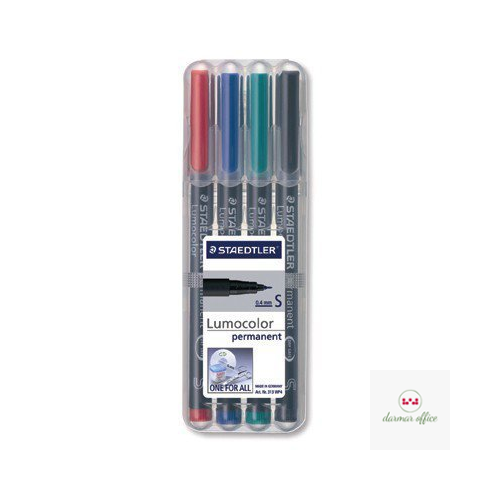 Foliopis permanentny B314 WP4 etui 4szt. STAEDTLER S314WP4