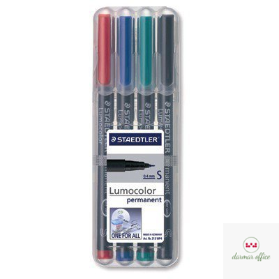 Foliopis permanentny B314 WP4 etui 4szt. STAEDTLER S314WP4