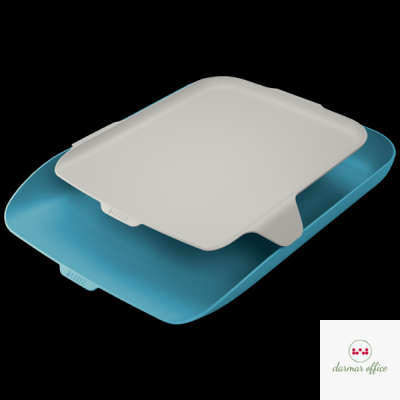 Półka na dokumenty z organizerem Leitz Cosy, niebieska 52590061