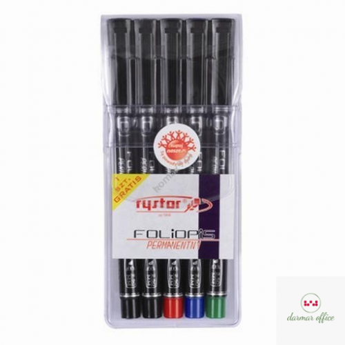 Foliopis FF-6 RYSTOR komplet 5sztuk w etui. 437-528