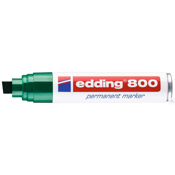 Marker E-800 EDDING zielony końcówka ścięta