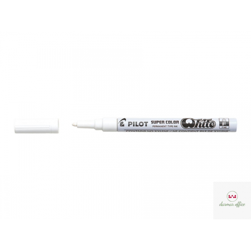 Marker olejowy PILOT grubość F biały PISC-PBWF