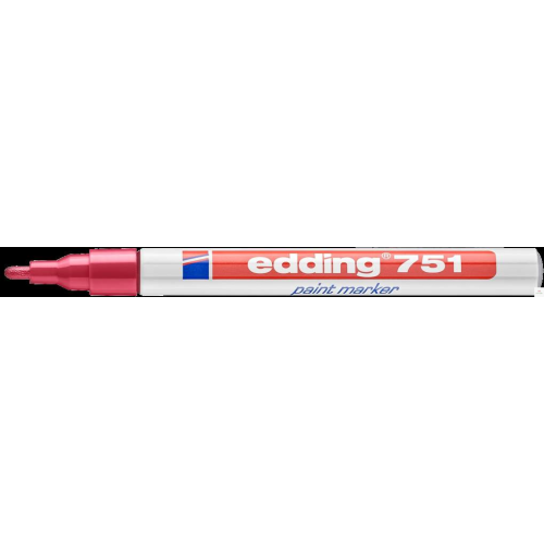 Marker lakierowy 1-2mm 751 czerwony EDDING końcówka okrągła