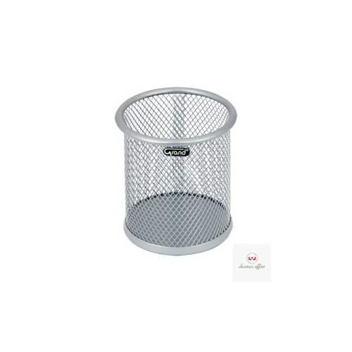 Pojemnik na długopisy srebrny metalowy GRAND 120-1126