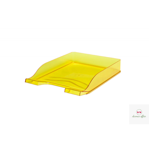 Półka na dokumenty przezroczysta żółta 100553685 BANTEX