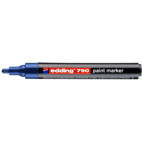 Marker lakierowy okrągła końcówka 2-3 mm niebieski Edding 790/003/N