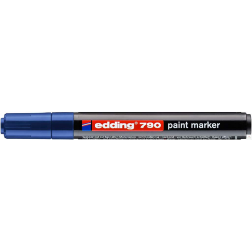 Marker lakierowy okrągła końcówka 2-3 mm niebieski Edding 790/003/N