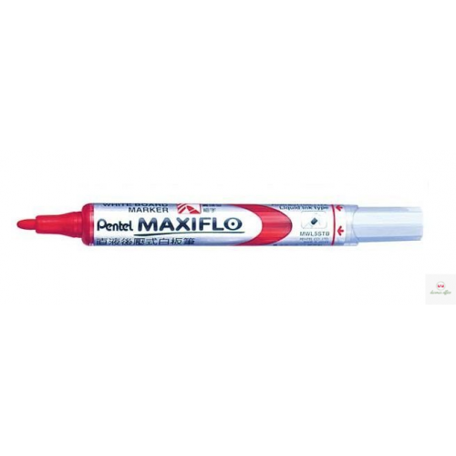 Marker suchościeralny czerwony MWL5MB PENTEL MAXIFLO(z tłoczkiem)