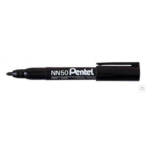 Marker permanentny NN50 czarny okrągła końcówka PENTEL