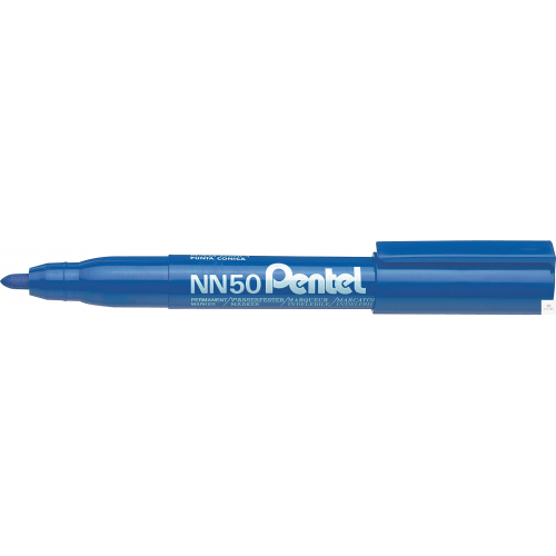 Marker permanentny NN50 niebieski okrągła końcówka PENTEL