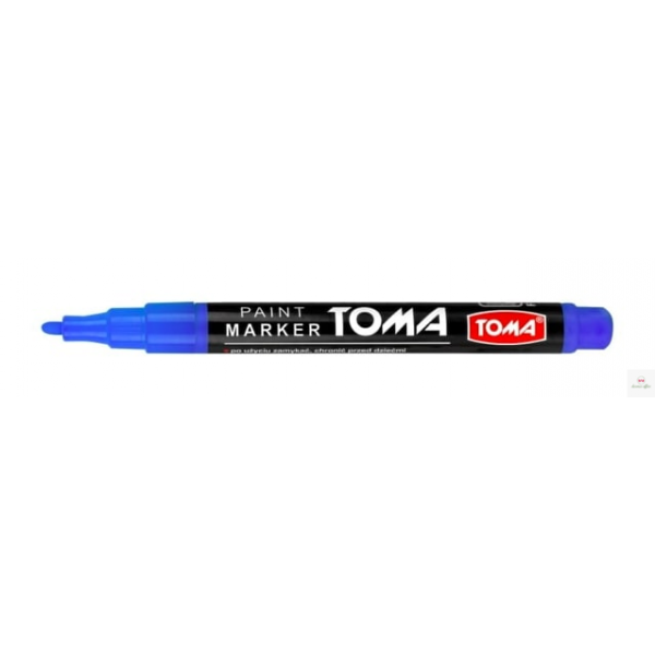 Marker olejowy,cienka fibrowa końcówka 1,5mm,  niebieski TO-441 Toma