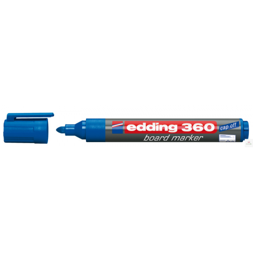 Marker 360 do tablic suchościeralnych EDDING niebieski końcowka okrągła