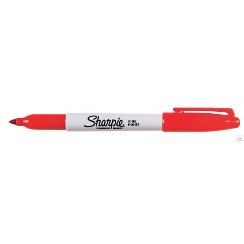 Marker permanentny SHARPIE FINE czerwony S0810940